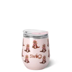 Swig Life Wine + Cocktails|Cowgirl Coquette^Cowgirl Coquette Stemless Wine 12oz