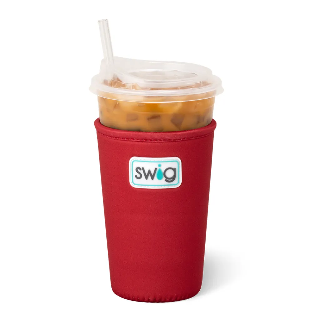 Swig Life Drink Coolies New Sizes!|Gameday^Crimson Medium Iced Cup Coolie