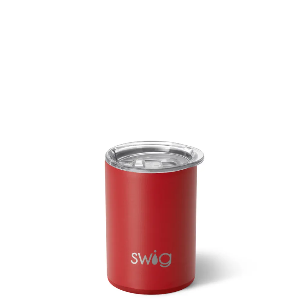 Swig Life Tumblers New Sizes!|Solids^Crimson Short Tumbler 12oz