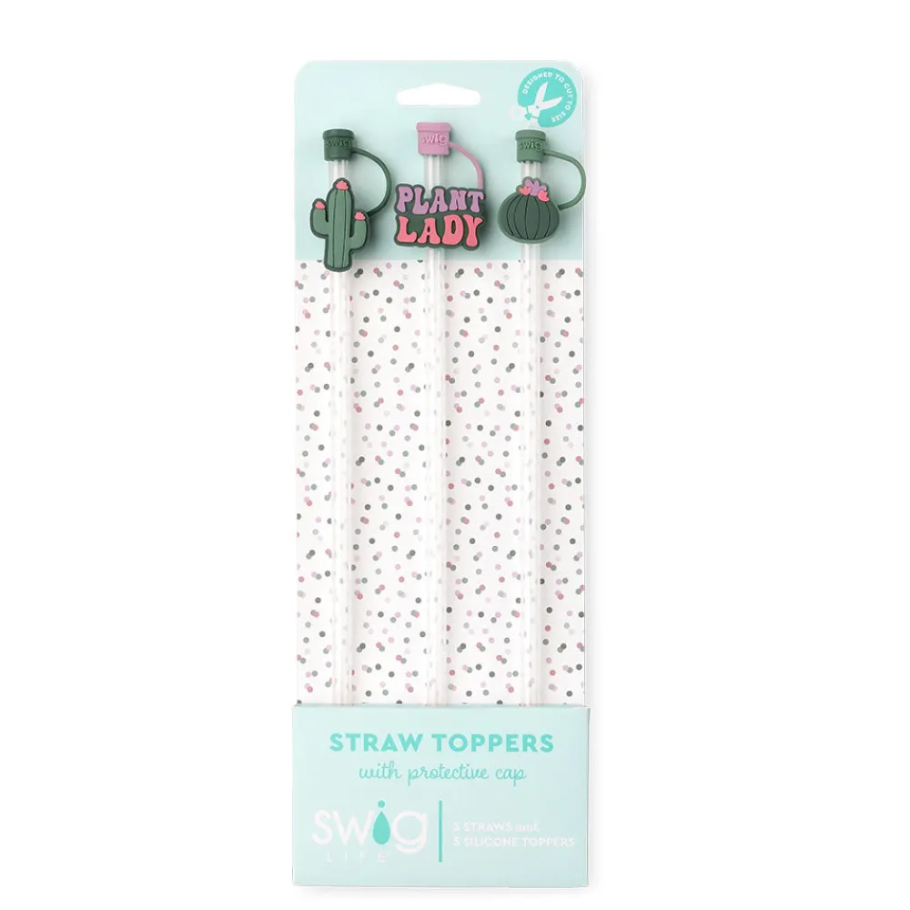Swig Life Lids, Straws + More|Desert Child^Desert Child Plant Straw Topper Set -