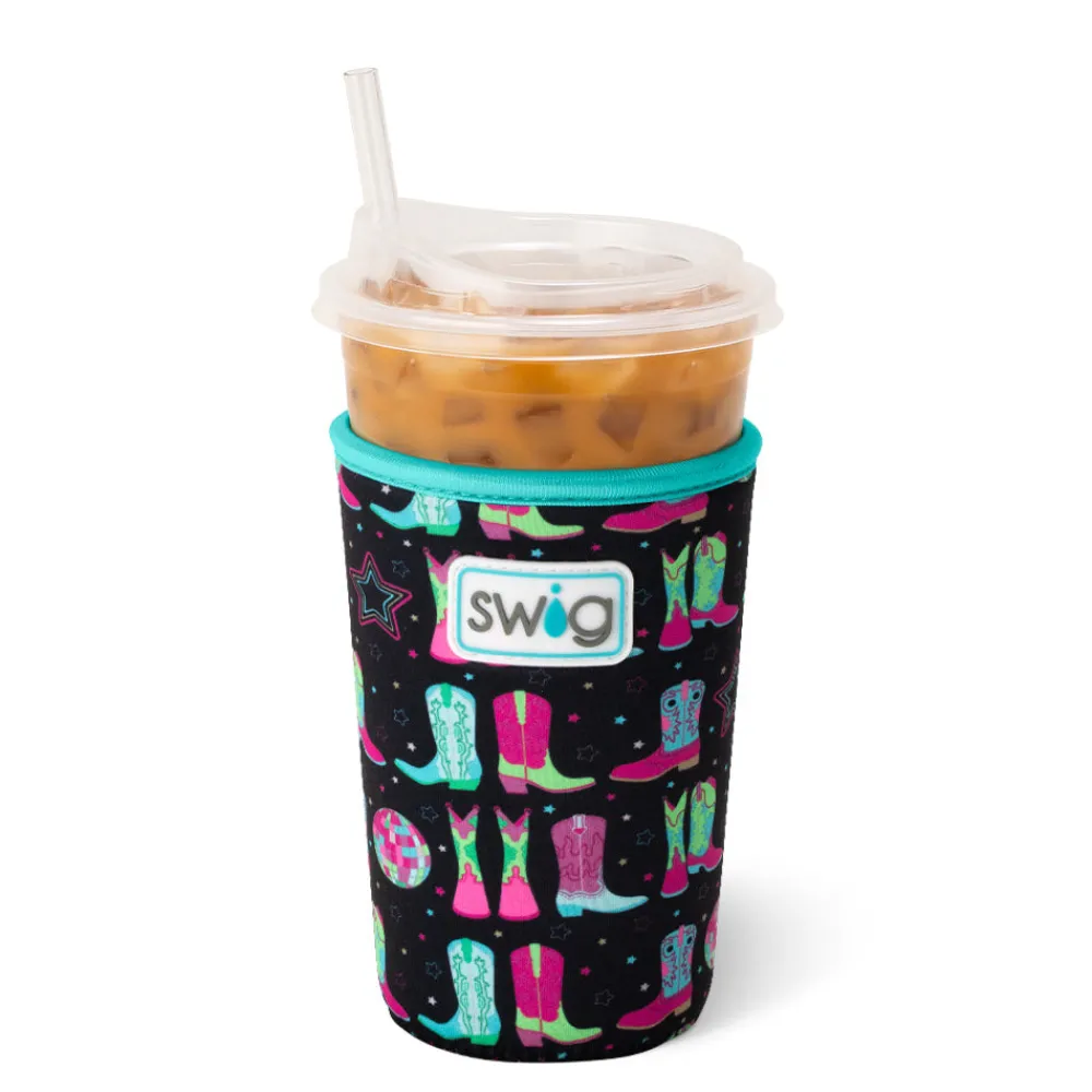 Swig Life Drink Coolies New Sizes!|Disco Cowgirl^Disco Cowgirl Iced Cup Coolie -