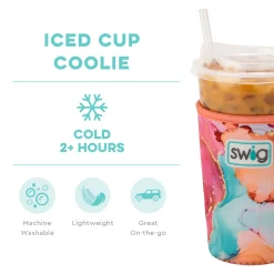 Swig Life Drink Coolies New Sizes!|Dreamsicle^Dreamsicle Medium Iced Cup Coolie