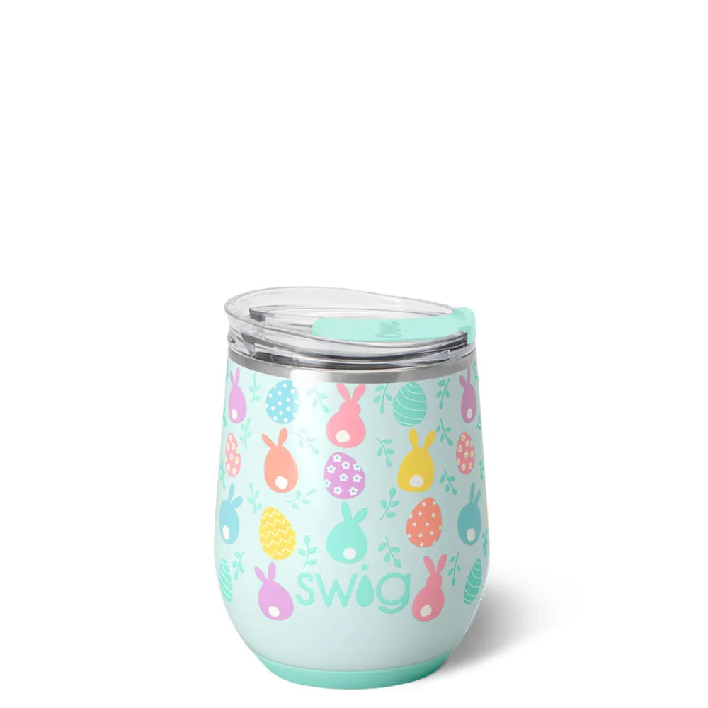 Swig Life Egg Hunt|Wine + Cocktails^Egg Hunt Stemless Wine 12oz