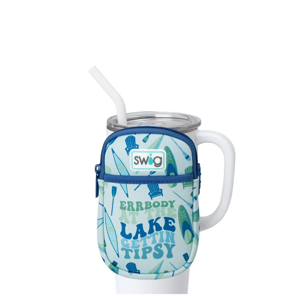Swig Life Travel Mugs|Drinking Buddies^Errbody At The Lake Mega Mug Pouch