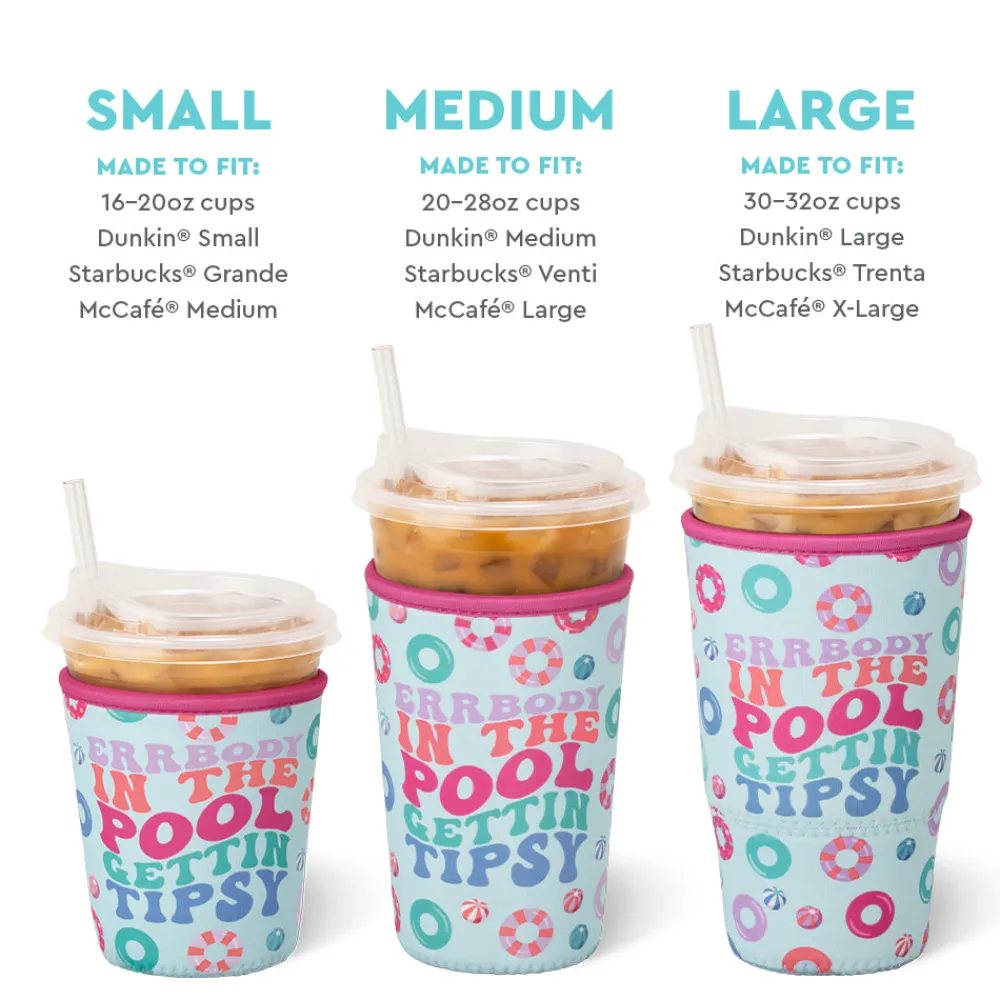 Swig Life Drink Coolies New Sizes!|Errbody In The Pool^Errbody In The Pool Medium Iced Cup Coolie