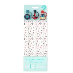 Swig Life Lids, Straws + More|Errbody On The Boat^Errbody On The Boat Straw Topper Set