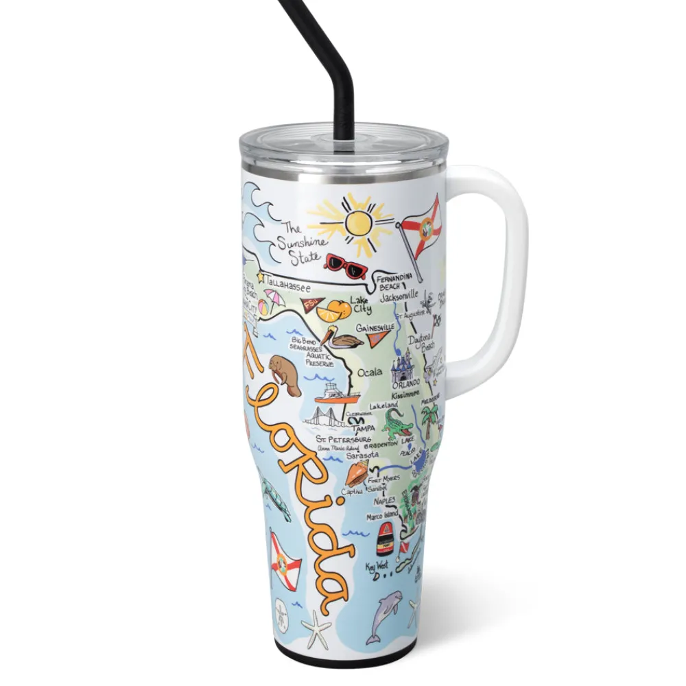 Swig Life Tumblers New Sizes!|Travel Mugs^Florida Mega Mug 40oz