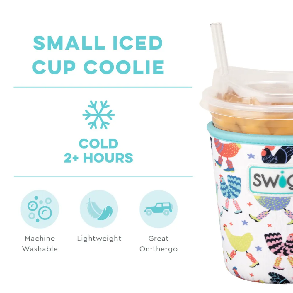Swig Life Drink Coolies New Sizes!|Funky Chicken^Funky Chicken Small Iced Cup Coolie