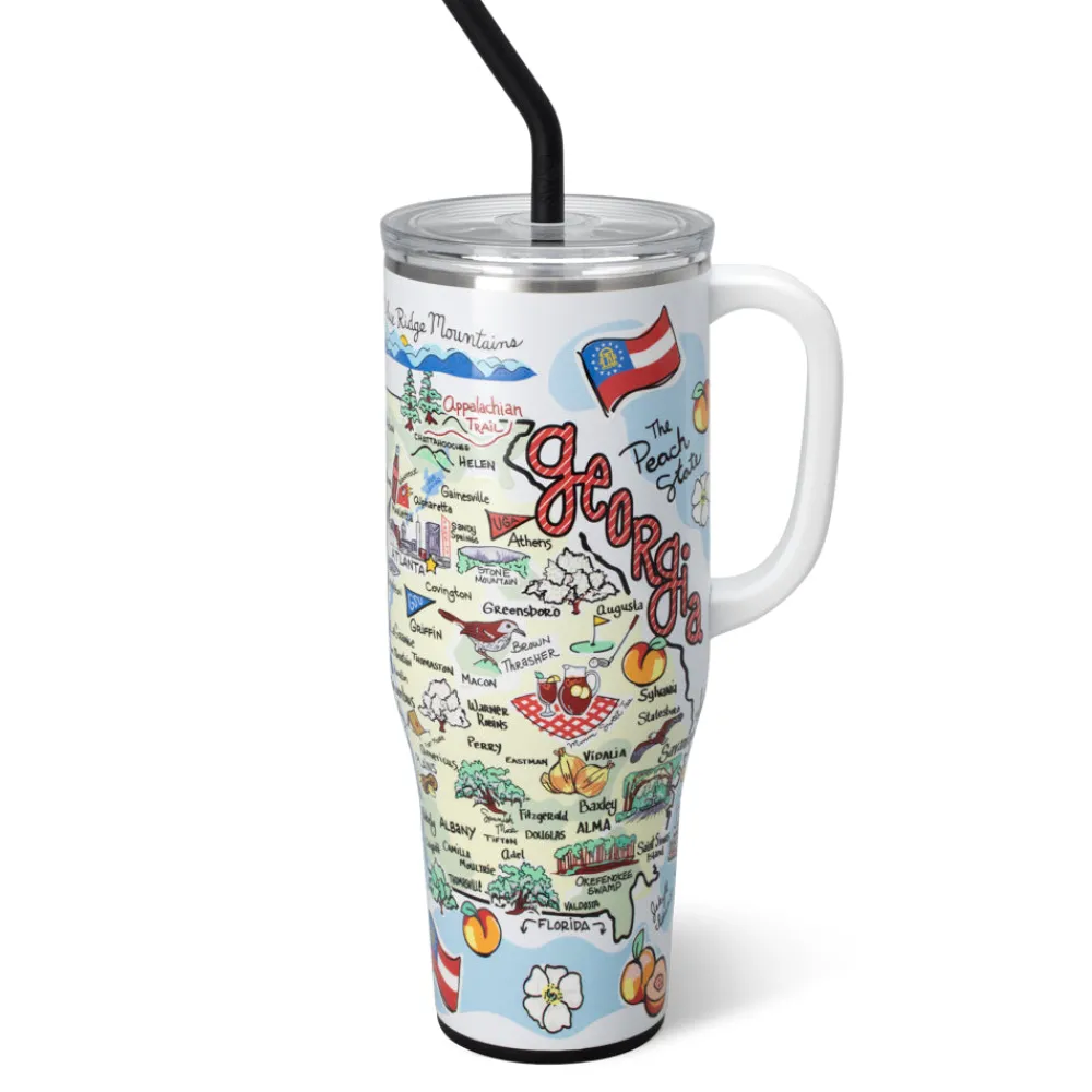 Swig Life Tumblers New Sizes!|Travel Mugs^Georgia Mega Mug 40oz