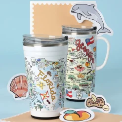 Swig Life Travel Mugs^Georgia Travel Mug 22oz