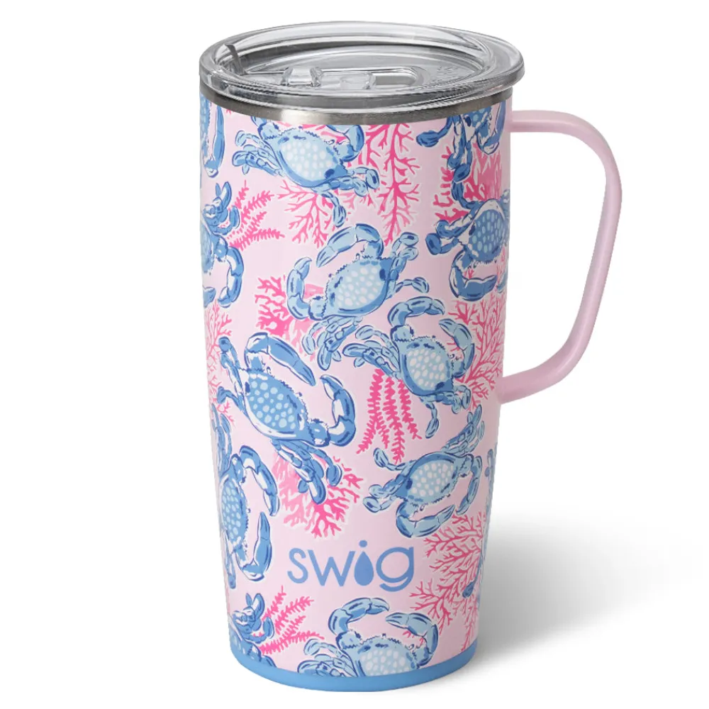 Swig Life Travel Mugs|Get Crackin'^Get Crackin' 22oz Travel Mug with Handle -