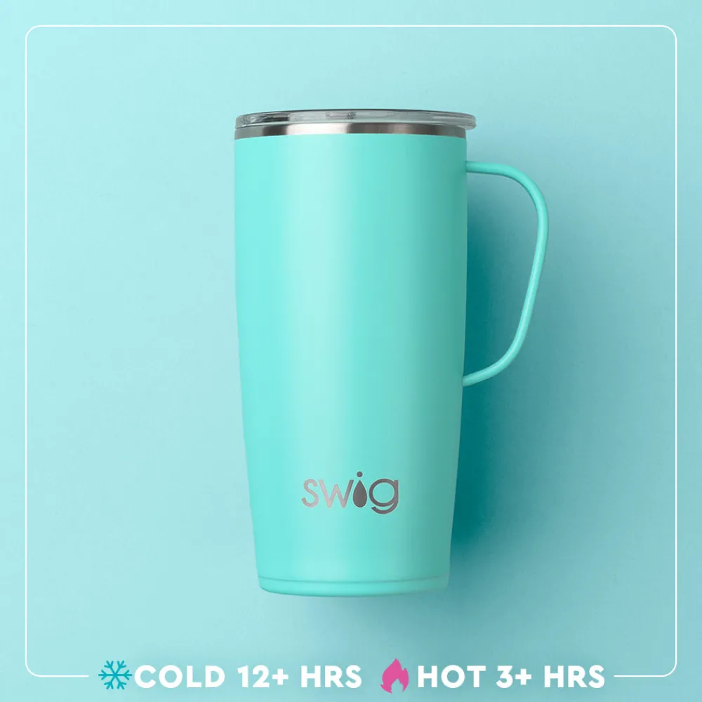 Swig Life Travel Mugs|Get Crackin'^Get Crackin' 22oz Travel Mug with Handle -