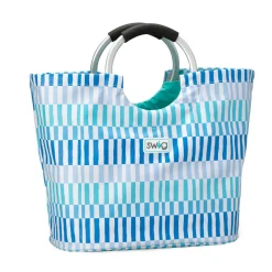 Swig Life Tote Bags New Sizes!|Glacier Stripe^Glacier Stripe Loopi Tote Bag