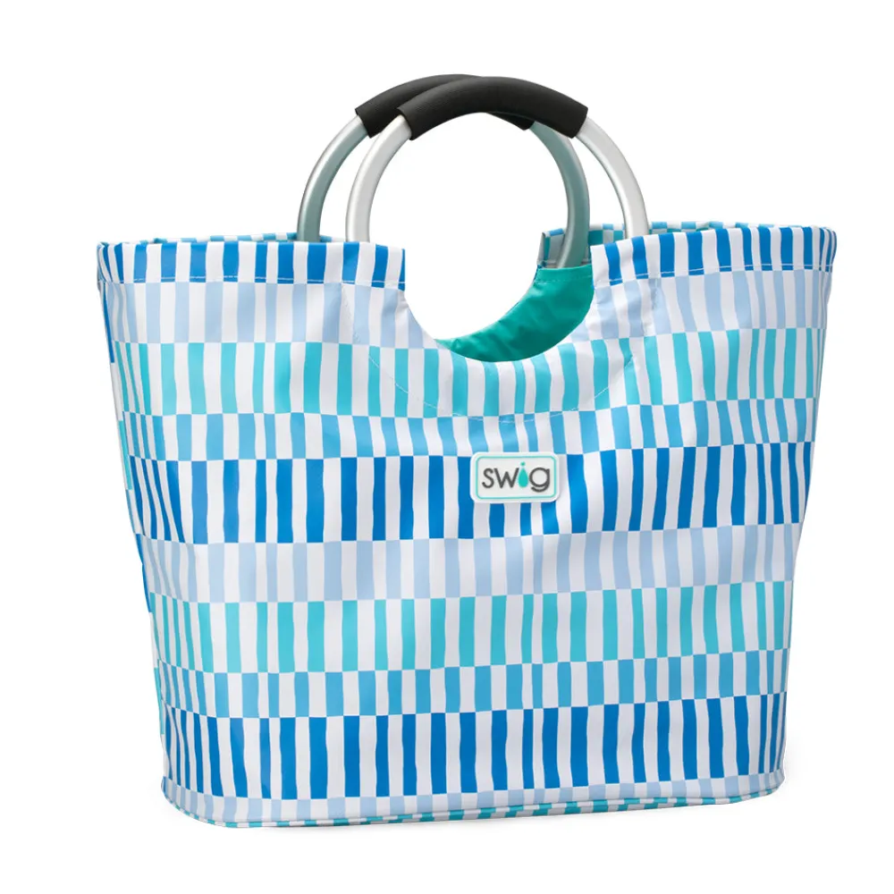 Swig Life Tote Bags New Sizes!|Glacier Stripe^Glacier Stripe Loopi Tote Bag