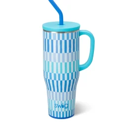Swig Life Tumblers New Sizes!|Travel Mugs^Glacier Stripe Mega Mug 40oz
