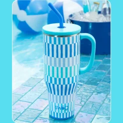 Swig Life Tumblers New Sizes!|Travel Mugs^Glacier Stripe Mega Mug 40oz