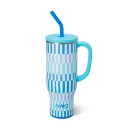 Swig Life Tumblers New Sizes!|Travel Mugs^Glacier Stripe Mega Mug 30oz