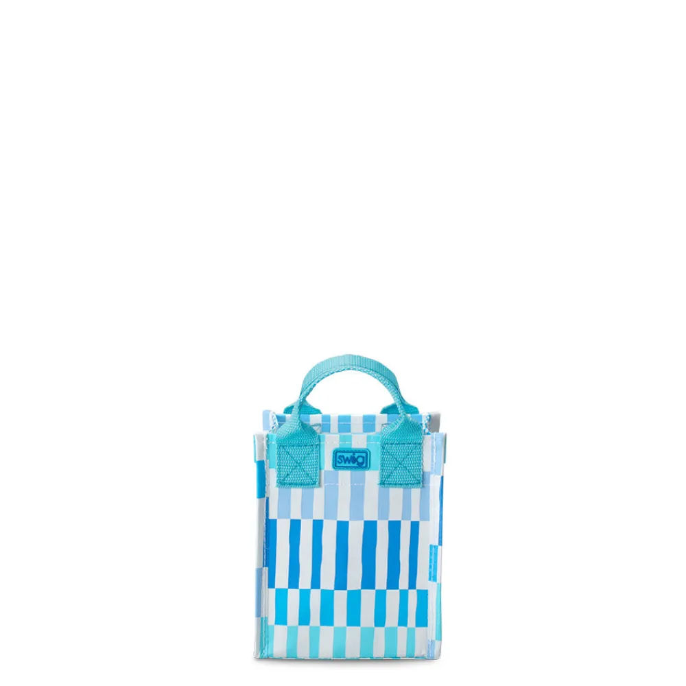 Swig Life Reusable Gift Bags|Glacier Stripe^Glacier Stripe Mini Reusable Gift Bag