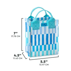 Swig Life Reusable Gift Bags|Glacier Stripe^Glacier Stripe Mini Reusable Gift Bag