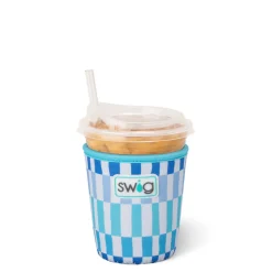 Swig Life Drink Coolies New Sizes!|Glacier Stripe^Glacier Stripe Small Iced Cup Coolie