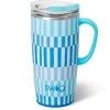 Swig Life Travel Mugs|Glacier Stripe^Glacier Stripe Travel Mug 22oz