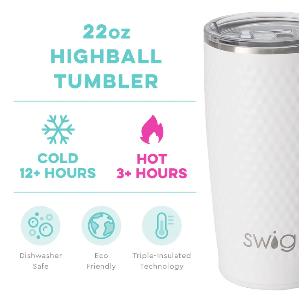 Swig Life Tumblers New Sizes!|Golf Ball^Golf Ball 22oz Highball Tumbler -