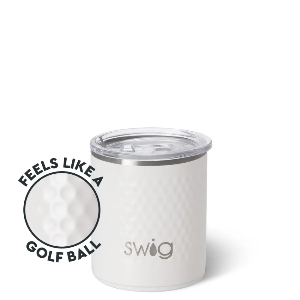 Swig Life Wine + Cocktails|Tumblers New Sizes!^Golf Ball 12oz Lowball Tumbler -