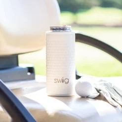 Swig Life Wine + Cocktails|Golf Ball^Golf Ball 12oz Skinny Can Cooler -
