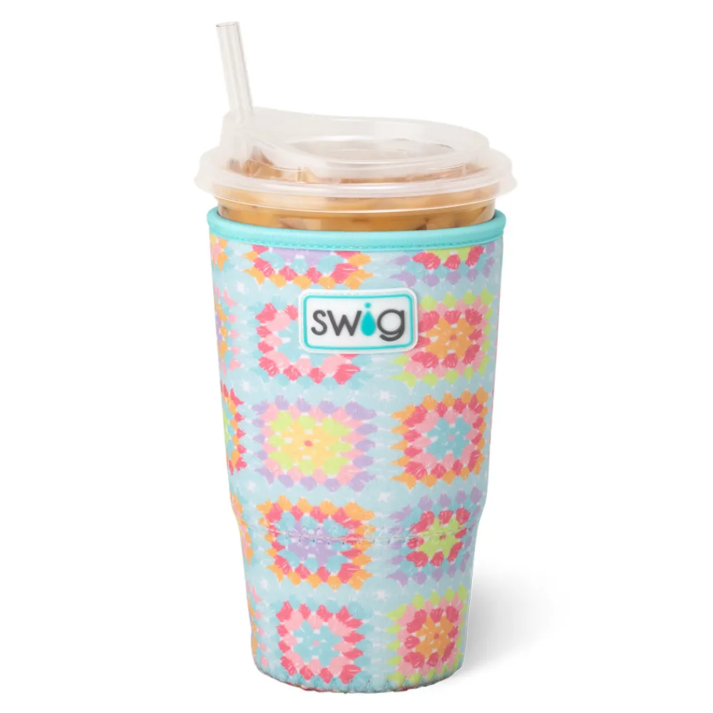 Swig Life Drink Coolies New Sizes!|Granny Squares Best Seller!^Granny Squares Large Iced Cup Coolie