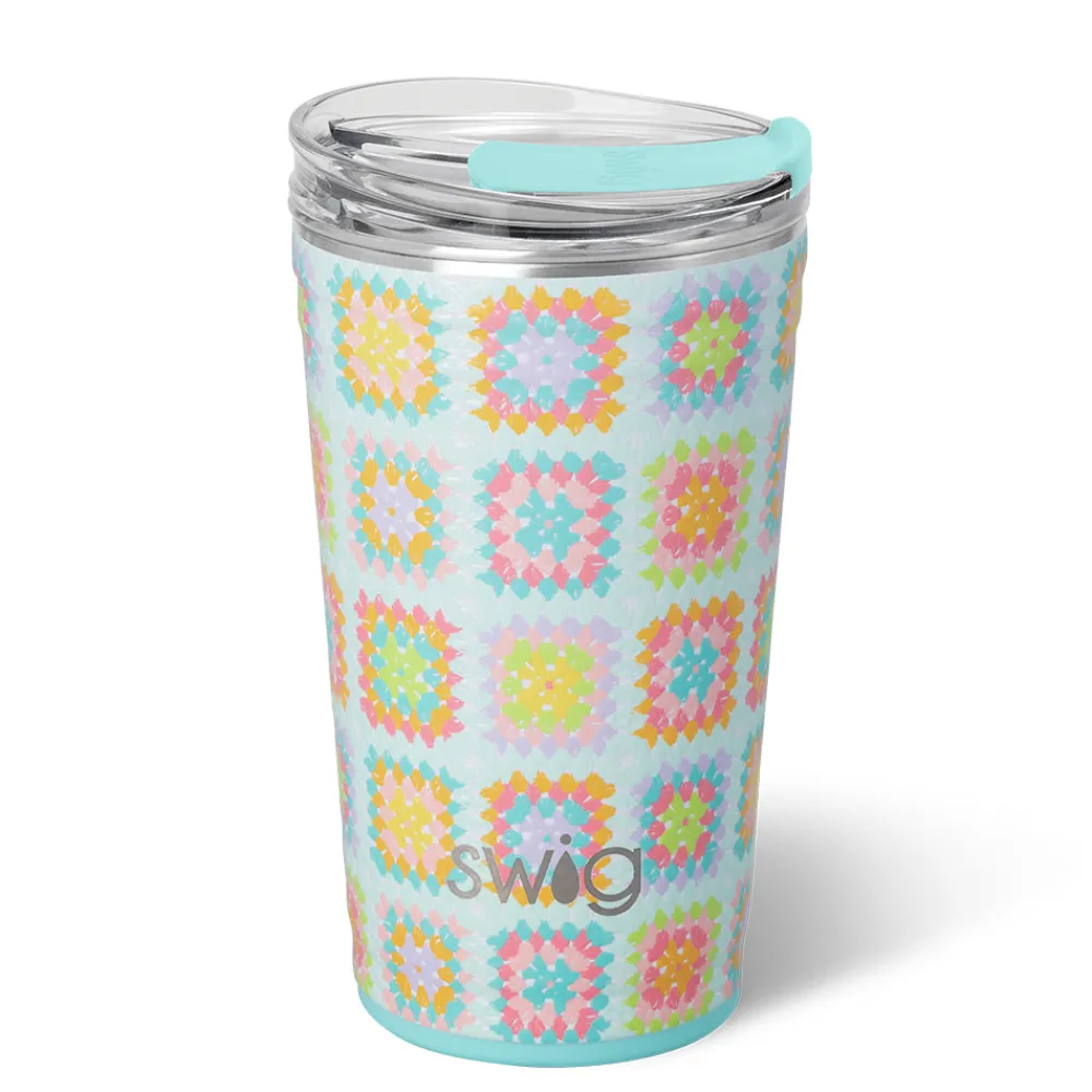 Swig Life Tumblers New Sizes!|Granny Squares Best Seller!^Granny Squares Party Cup 24oz