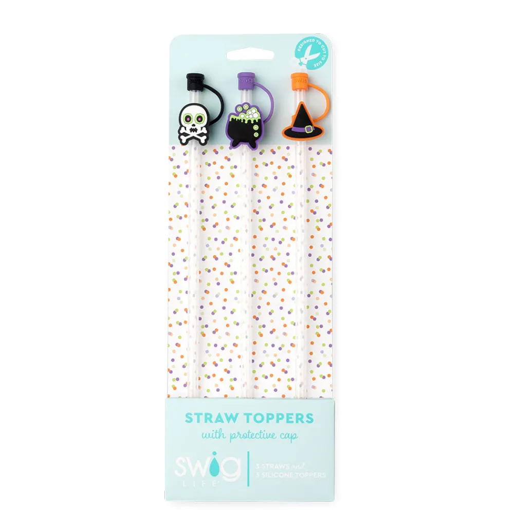 Swig Life Lids, Straws + More|The Bootique^Halloween Witch Straw Topper Set -
