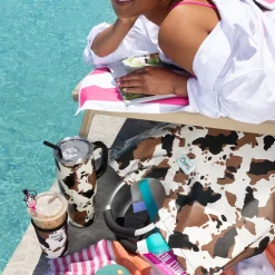 Swig Life Tote Bags New Sizes!|Hayride^Hayride Cow Print Loopi Tote Bag -