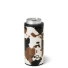 Swig Life Wine + Cocktails|Hayride^Hayride Cow Print 12oz Insulated Skinny Can Cooler -