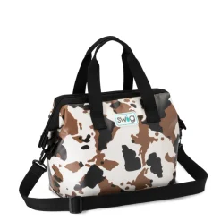 Swig Life Coolers|Lunchware^Hayride Cow Print Packi 12 Cooler -