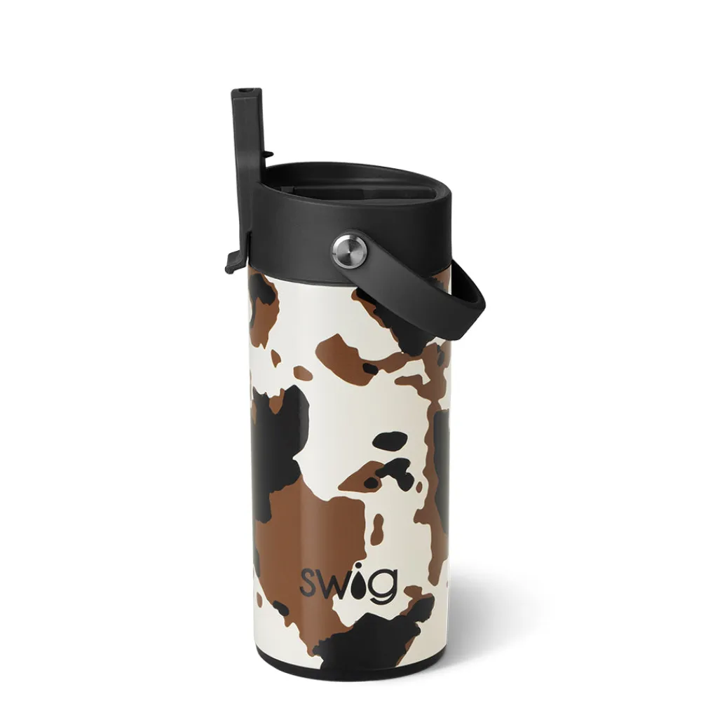 Swig Life Water Bottles|Tumblers New Sizes!^Hayride Flip + Sip Slim Tumbler 12oz