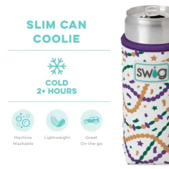 Swig Life Drink Coolies New Sizes!|Hey Mister!^Hey Mister! 12oz Insulated Slim Can Coolie -