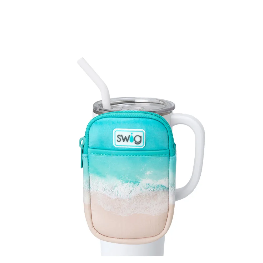 Swig Life Travel Mugs|Drinking Buddies^High Tide Mega Mug Pouch