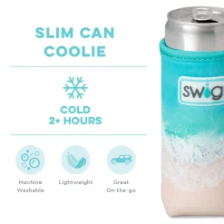 Swig Life Drink Coolies New Sizes!|High Tide^High Tide Slim Can Coolie