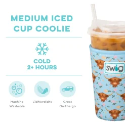 Swig Life Drink Coolies New Sizes!|Holy Cow^Holy Cow Medium Iced Cup Coolie