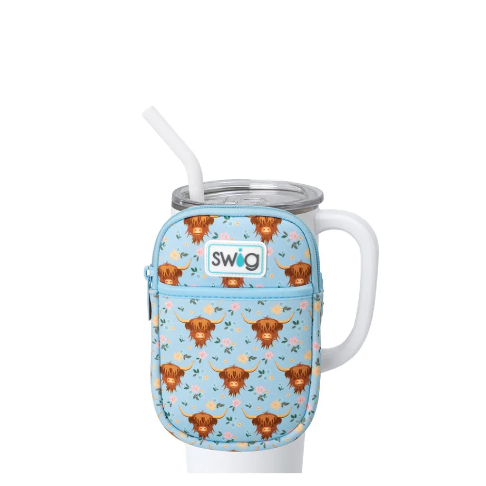 Swig Life Travel Mugs|Drinking Buddies^Holy Cow Mega Mug Pouch