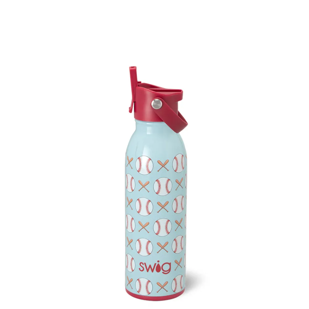 Swig Life Water Bottles|Sips For Kids^Home Run Flip + Sip Bottle 16oz