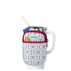 Swig Life Travel Mugs|Drinking Buddies^Home Run Mega Mug Pouch