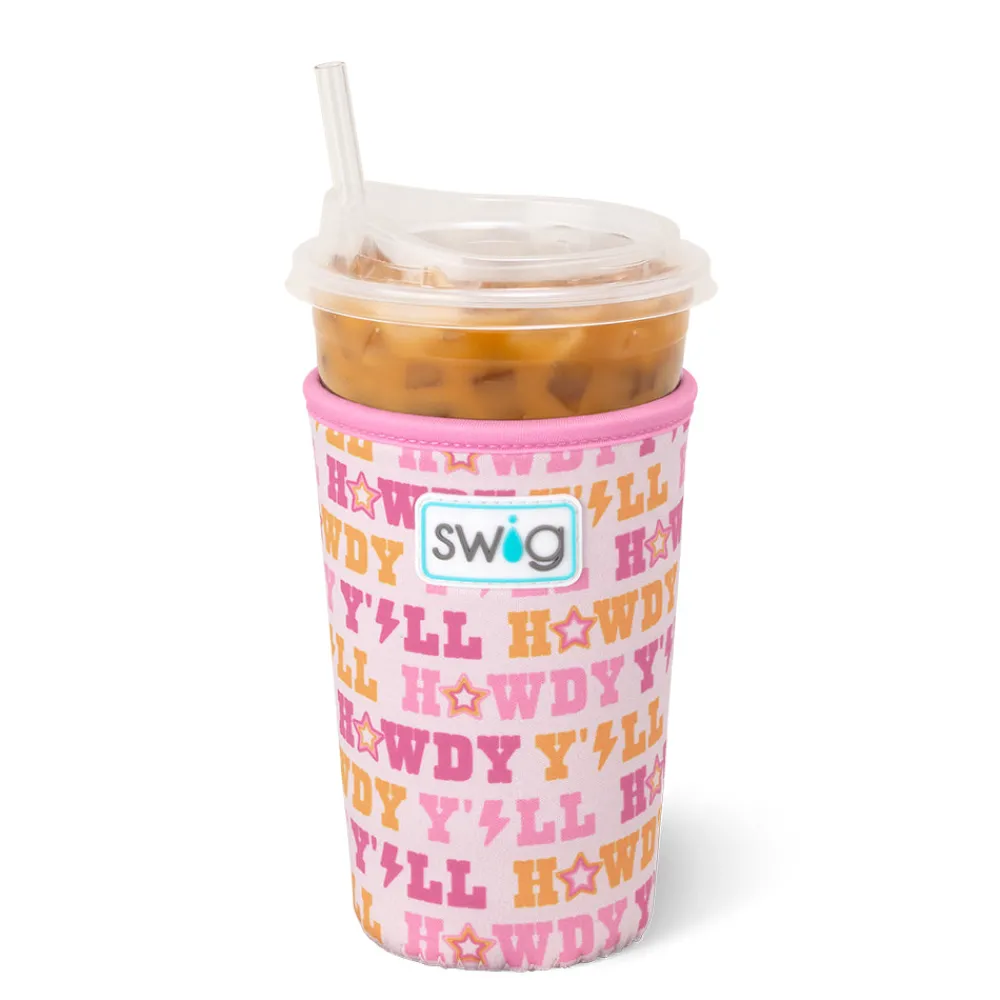 Swig Life Drink Coolies New Sizes!|Howdy Y'All^Howdy Y'all Medium Iced Cup Coolie