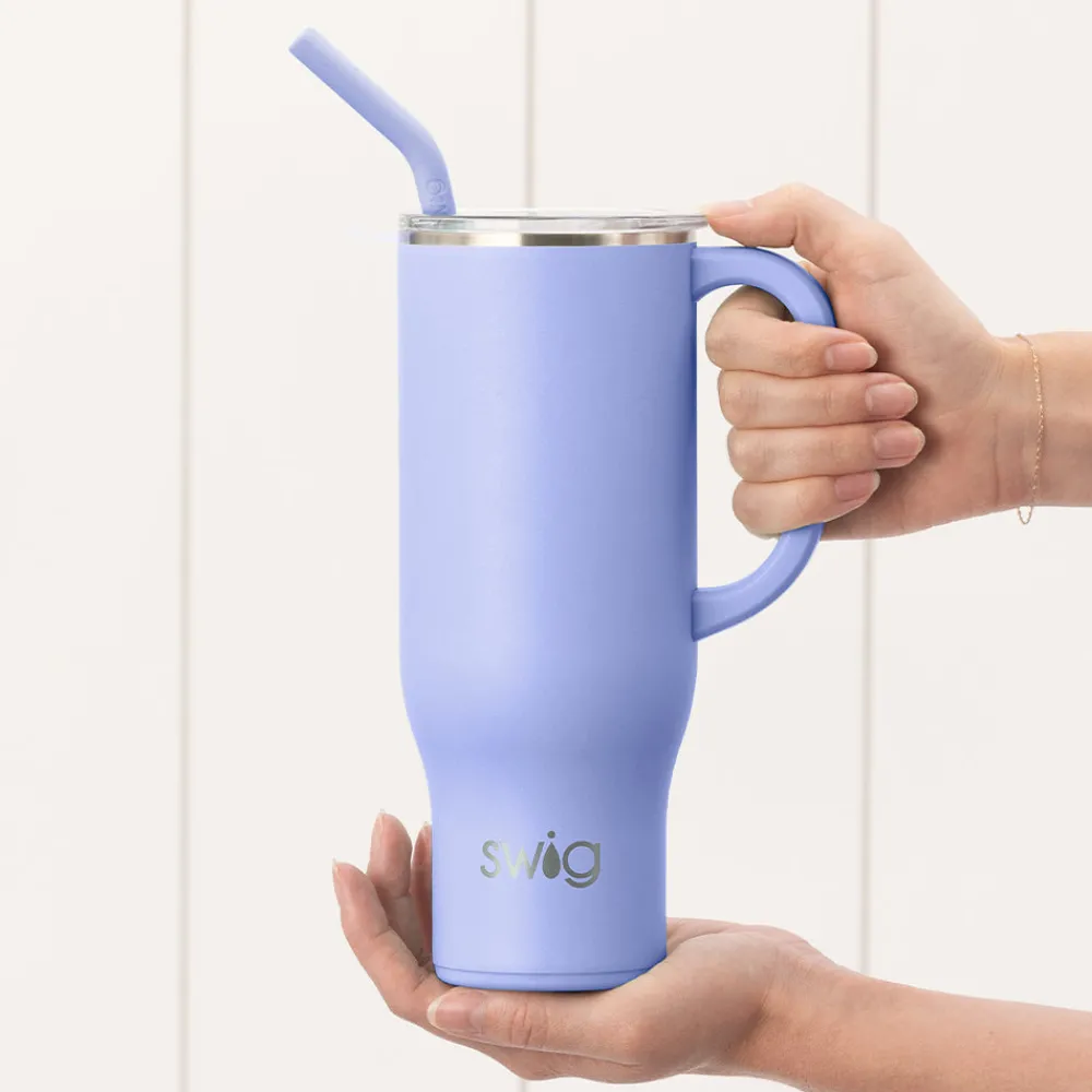 Swig Life Tumblers New Sizes!|Travel Mugs^Hydrangea Mega Mug 30oz