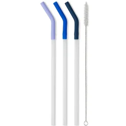 Swig Life Lids, Straws + More|Mega Mugs^Hydrangea/Royal/Navy Reusable Straw Set Mega Mugs