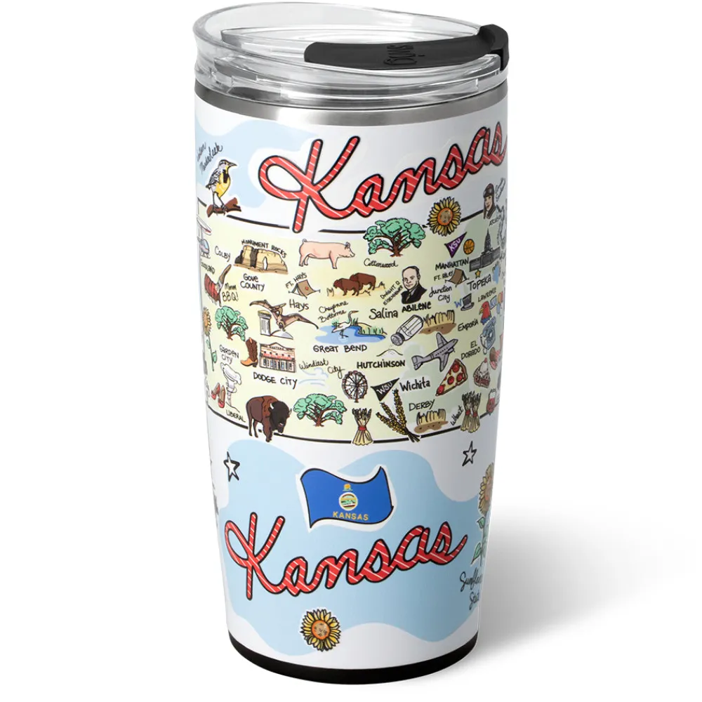 Swig Life Tumblers New Sizes!^Kansas Tumbler 22oz