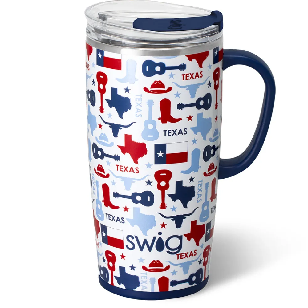 Swig Life Travel Mugs|Lone Star^Lone Star Travel Mug 22oz