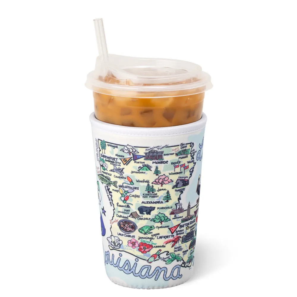 Swig Life Drink Coolies New Sizes!^Louisiana Medium Iced Cup Coolie