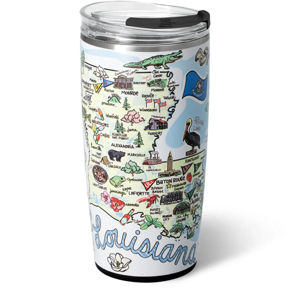 Swig Life Tumblers New Sizes!^Louisiana Tumbler 22oz