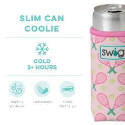Swig Life Drink Coolies New Sizes!|Love All^Love All 12oz Slim Can Coolie -